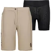 SCOTT - Women's Shorts Vertic Lt with Pad - Fietsbroek L, beige