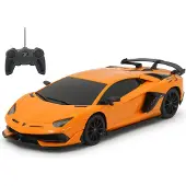 GP Lamborghini Aventador SVJ, schaal 1:24, oranje, 27MHz