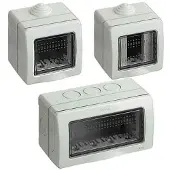 Bticino Wandbehuizing voor IP55-apparatuur, model 'Matix', , voor 4 modules