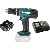 Makita Gereedschap - 18 V Accu-klopboor-/schroefmachine, 1x Li-ion LXT 3,0 Ah, lader DHP453RFX8