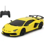 Jamara RC voertuig Auto - 405187 RC Auto - Lamborghini Aventador SVJ - 2,4GHz - Geel RC Model Kant en Klaar - 1:24 Bestuurbare Auto
