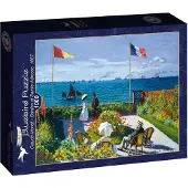Bluebird Puzzle Bluebird Puzzel - Tuin te Sainte-Adresse, Claude Monet - 1000 stukjes - (60042)
