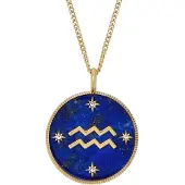 Fossil ketting JF04849710 Waterman sterrenbeeld goudkleurig female