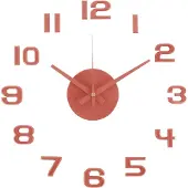 Karlsson Klok DIY Sunset Numbers Blush Red