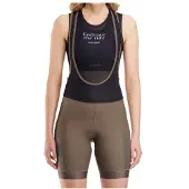 Peppermint - Women's Signature Cargo Bib - Fietsbroek XL, bruin