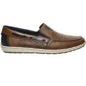 Rieker Heren Mocassin Cognac maat 41