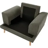 Beliani KILDAL - Fauteuil - Groen - Polyester
