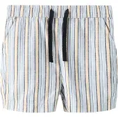 Name it Broek beige / navy / pastelblauw