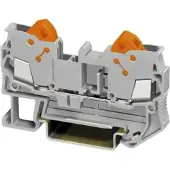 Phoenix Contact 3206416 Doorgangsklem Snelaansluiting Grijs 50 stuk(s)