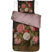 Essenza Dekbedovertrek Rose Delight Woodrose Satijn-140 x 200 / 220 cm | 1-Persoons