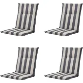 Madison kussen lage rug amora - 105x50x6cm set van 4
