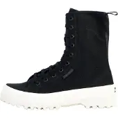 Superga 2641 Alpina Hoge Katoenmix Dames Zwart Laarzen