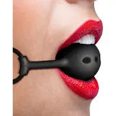 Fetish Submissive Bondage - Breathable Silicone Ball Gag