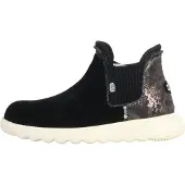 HEY DUDE Branson Novelty Leather Vrouwen Zwart/Snake Laarzen