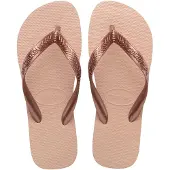 Havaianas Top Tiras Slippers roségoud Rubber Maat 35/36