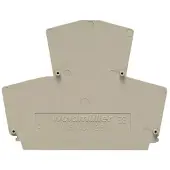 Weidmuller WAP WDK2.5, aansluitstrook, accessoires, donkerbeige, breedte: 1,5 mm, artikelnummer: 1059100000