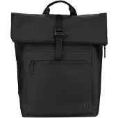Jost laptop rugzak vrijetijdsrugzak met laptopvak Halmstad Courier Backpack Black zwart