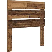 vidaXL Hoofdbord Oudhout Bewerkt hout