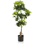 Hjh OFFICE Kunstplant / Kunstboom SCHEFFLERA groen