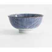 Tokyo Design Studio – Sendan Blue Rijstkom – 300 ml – 11.7 x 5.5 cm – Blauw/Wit