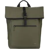 Jost laptop rugzak vrijetijdsrugzak met laptopvak Halmstad Courier Backpack Olive olijfgroen