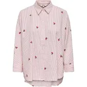 ONLY Oversized overhemdblouse van puur katoen model 'NEW LINA GRACE'