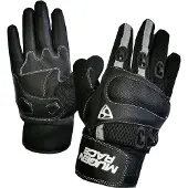 MUGENRACE Halfy Zwarte Handschoenen Maat L