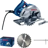 Bosch GKS 140, Houtvezelplaten, Hout, Zwart, Blauw, 18,4 cm, 6200 omwentelingen per minuut, 2 cm, 6000 omwentelingen per minuut