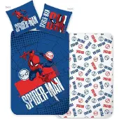 Javoli Spider-Man Peter Parker dekbedovertrek, 140 x 200 cm - katoen