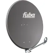 Fuba DAL 800 A satellietantenne, afmetingen 84x74 cm, aluminium