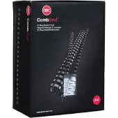 GBC Din A4 Oval Plastic Comb 45 Mm 50 Units Zwart Kinderen