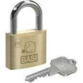 Basi V5091-0050-0011 Hangslot Gelijksluitend Hangslot voor profielcilinder