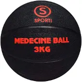 Sporti 3kg Inflatable Medicine Ball Zwart 3 kg