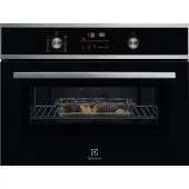 Electrolux 600 Series CombiQuick EVL6E49X Inbouw compacte oven - Staal/Zwart