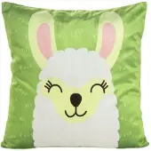 Eurofirany Kinder Kussenhoes Lama 45x45cm Velours -
