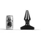 All Black - Extreme Anaal Plug - 16 x 5.5 cm - Zwart