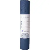 Berk Esoterik Yogamat ecofriendly blauw met flower of life