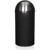 Hjh OFFICE PUSH 35L - Prullenbak Zwart