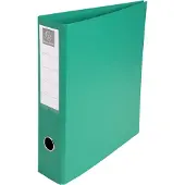 Exacompta 50 mm Ringband Karton, PU (Polyurethaan), PVC (Polyvinylchloride) A4+ 4 Ringen Groen 51743E 10 Stuks