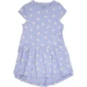 Name It Mini Jurk 'NMFVigga' groen / oranje / purper