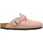 Birkenstock Klomp Unisex Boston Suede Leather Pink Clay Narrow-Schoenmaat 43