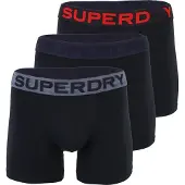 Superdry Boxershorts blauw / navy / opaal / rood
