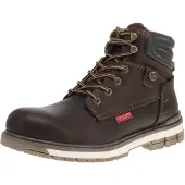 Dockers by Gerli Veterboots kastanjebruin / donkerbruin / rood