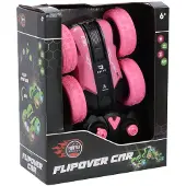 Rapid wheels Radiografisch Bestuurbare flipover auto roze