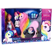 Moonlight Poppenset met paard - Poppenset - Realistisch Paard-figuur - Barbie (5715079)