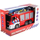 Lobbes Rapid Wheels brandweerauto speelgoed met licht en geluid - multicolor.