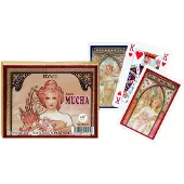 Piatnik Mucha Beauty Speelkaarten - Double Deck