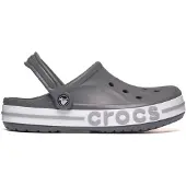 Crocs Bayaband Clog 205089 Unisex – Lichtgewicht Comfort Clogs met Ventilatiegaten, Grijs