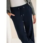 Cecil Dames Broeken met wijde pijpen - Blauw - S