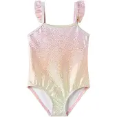 Name it Badpak 'NMFzola' pastelgroen / abrikoos / rosa